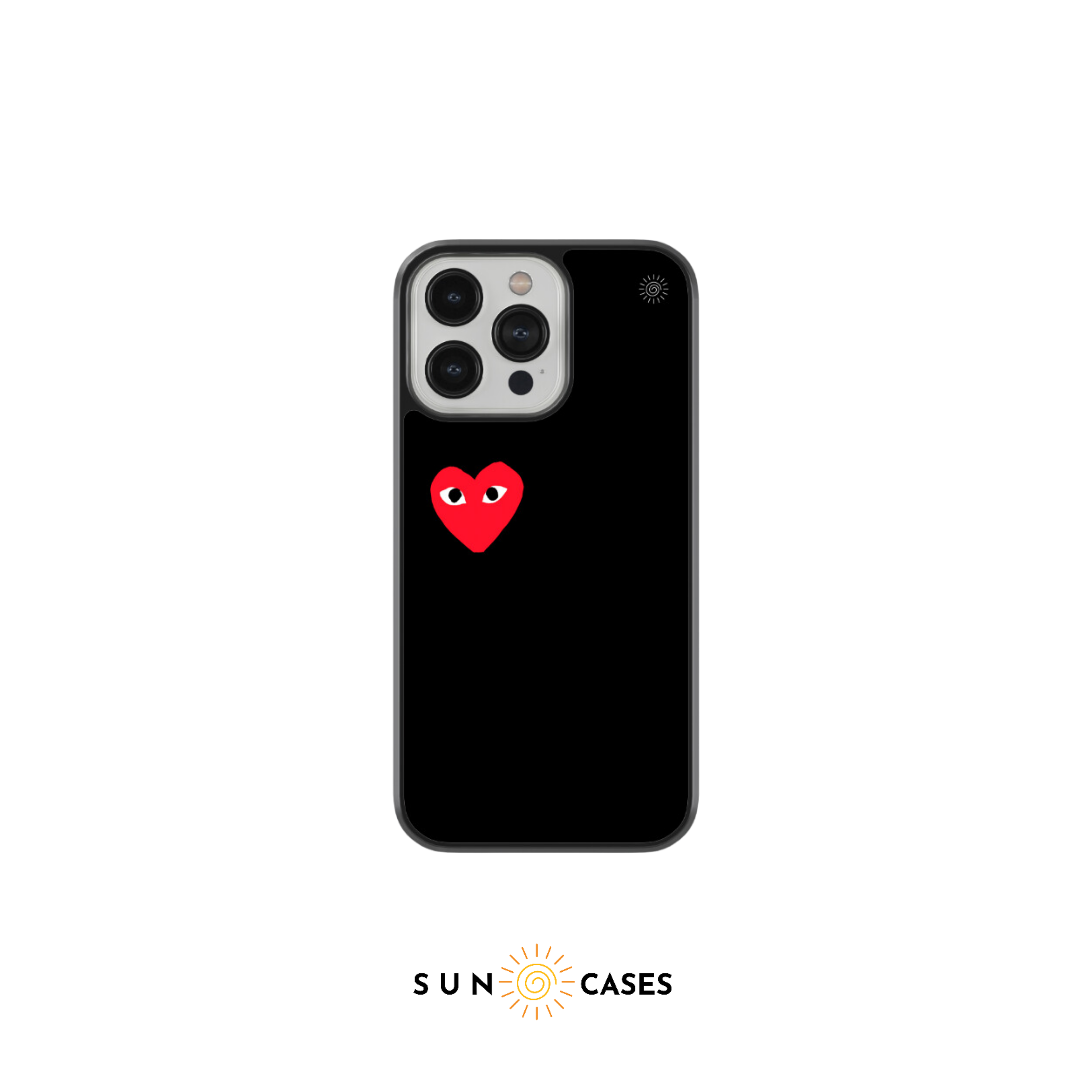 Comme Des Gar ons Play Case Midnight Black