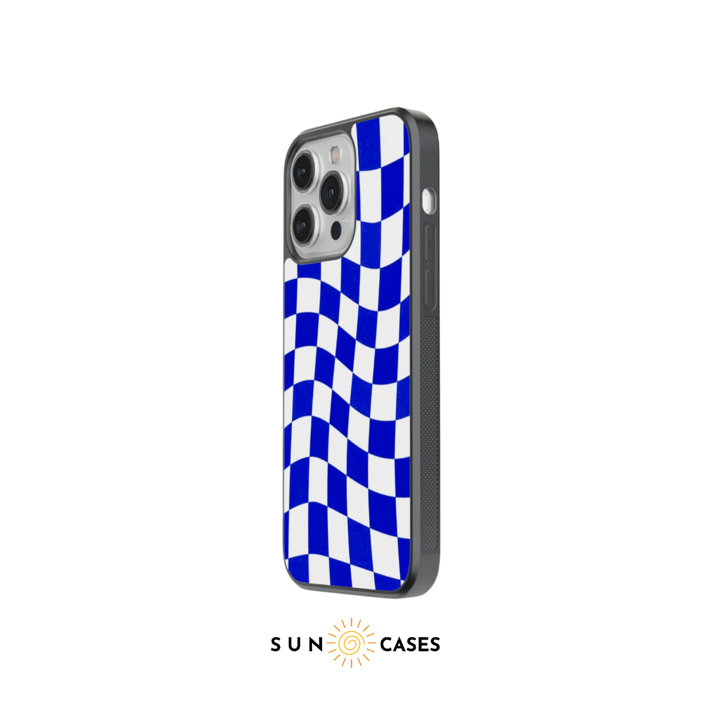 Checkered Case -  Blue Checkered