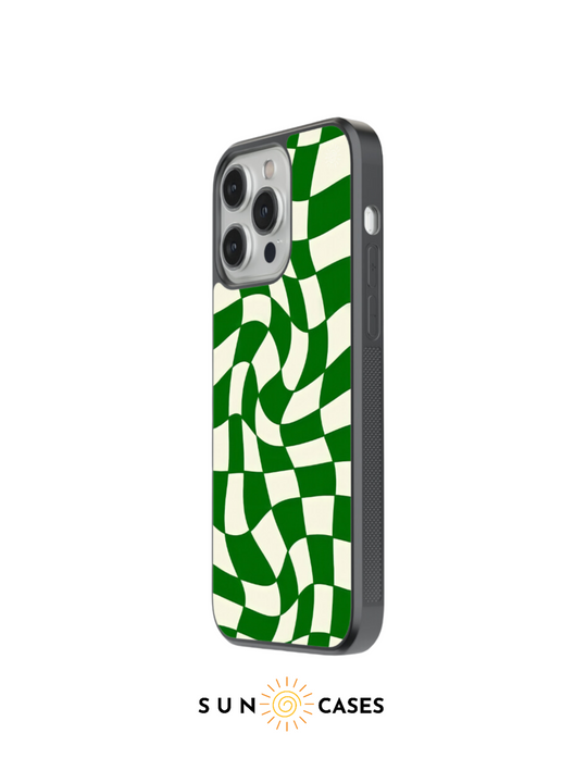 Checkered Case -  Green Checkered