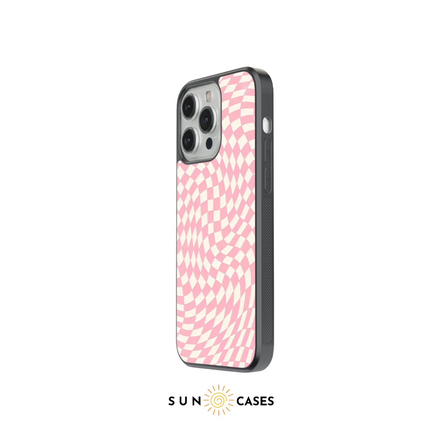 Checkered Case -  Pink Checkered