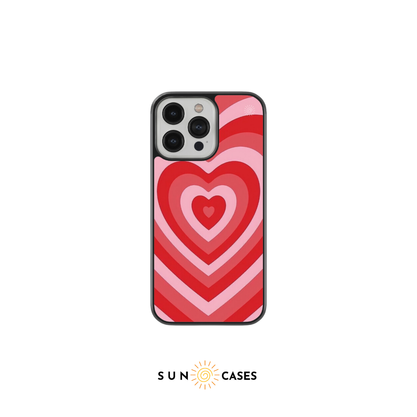 Retro Heart Case - Red