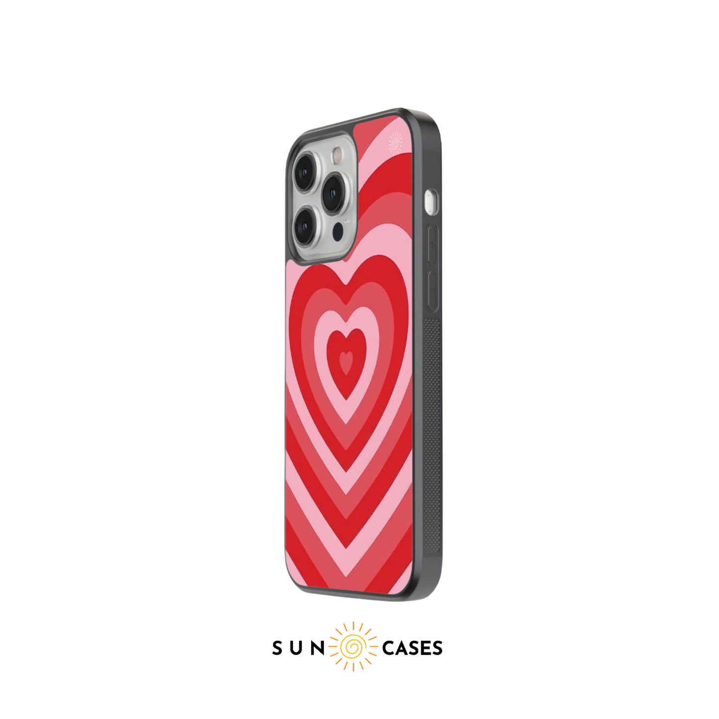 Retro Heart Case - Red