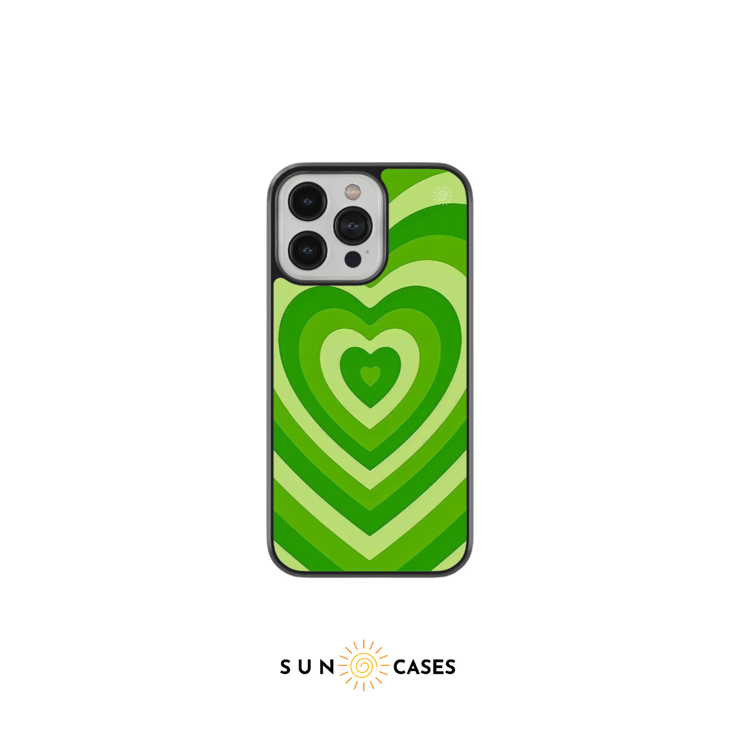 Retro Heart Case - Green
