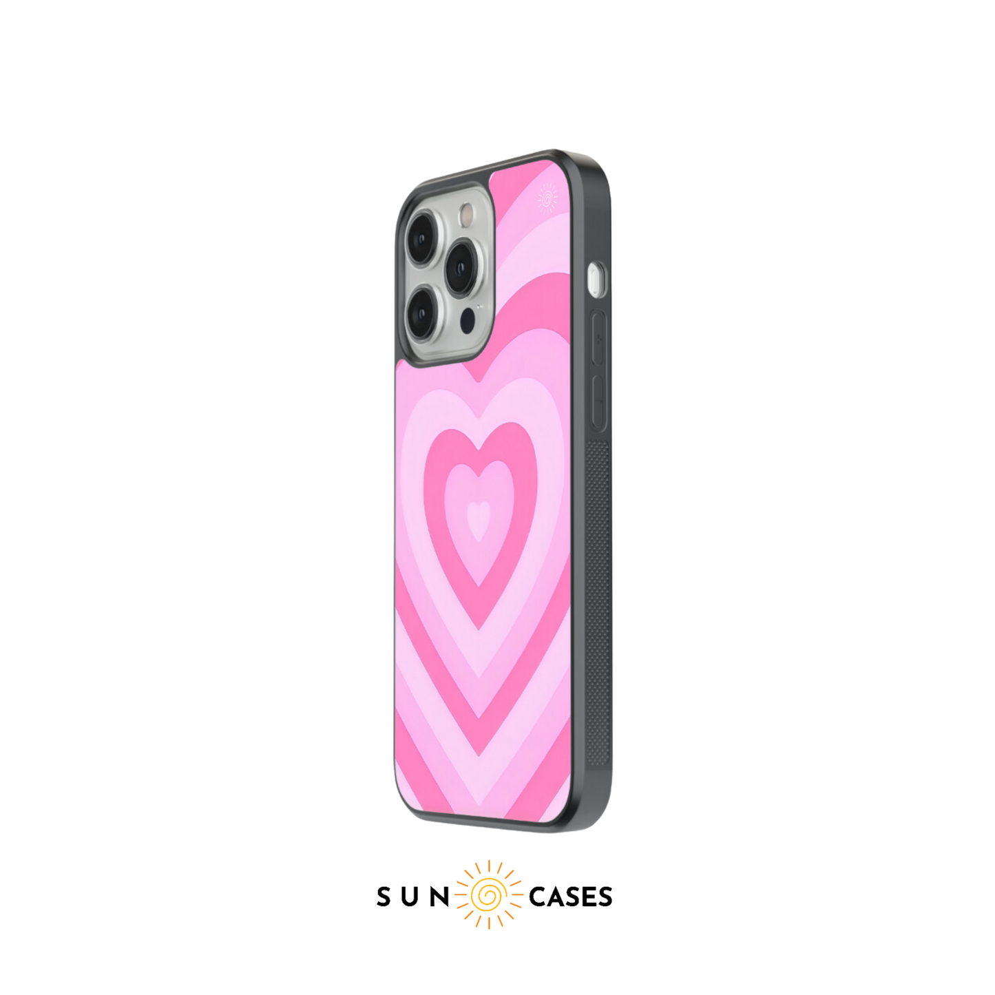 Retro Heart Case - Pink